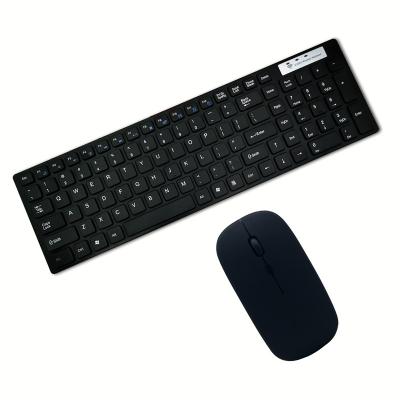 China Ultra Thin 2.4G Ultra-thin Mouse and Combo Keyboards Office Professional Wireless Keyboard and Mouse for PC and Desktop for sale