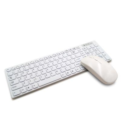 China High Quality Custom Cheap Business 2.4G Wireless Combo Set Wireless Keyboard and Mouse Combo for Office for sale