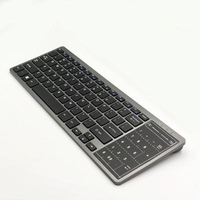 China 2.4g Wireless Slim Wireless Keyboard With Number Touchpad Mouse Numpad Numeric Keypad For Android Windows Desktop Laptop PC TV Box for sale