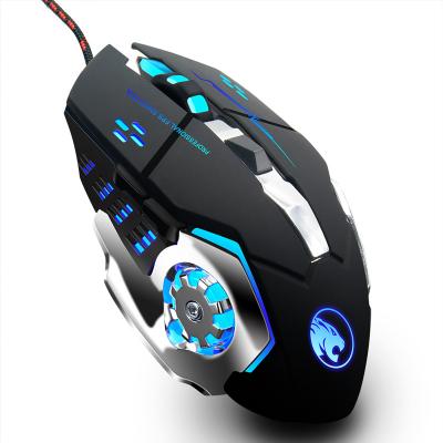 China 3D X7 Gaming Mouse 4 Levels DPI 7D Optical Ergonomic Computer USB Gaming Wired Mouse For Gamer And Office for sale