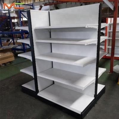 China Supermarket Double Sided Single Sided Shelf Gondola Panel Supermarket Metal Shelves For China Supplier for sale