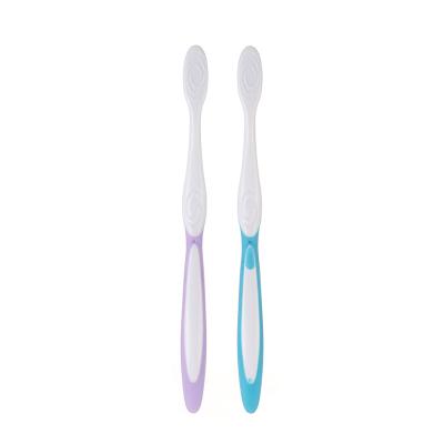 China Medium Toothbrush Environmentally Friendly High Quality Medium Plastic Adult Home Toothbrush Oral Deep Cleaning for sale