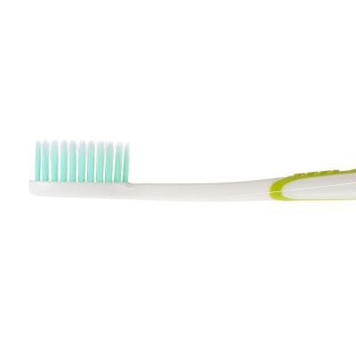 China Environmental Friendly Household Plastic Adult Toothbrush With Environmental Friendly PP+TPE Material for sale