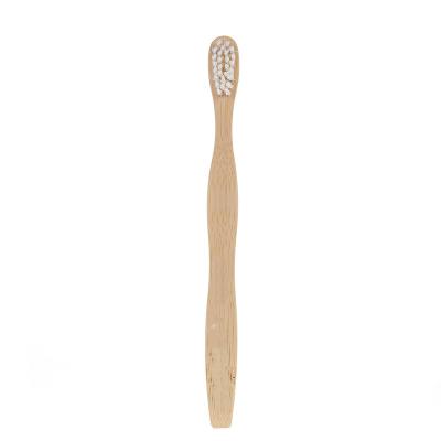 China Custom Made Environmental Friendly Biodegradable Home Adult Bamboo Toothbrush OEM Logo Plastic Free Wholesale Price Eco for sale