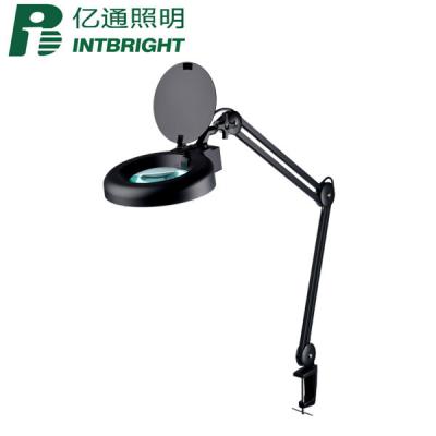 China ESD Magnifying Glass Desk Lamp Lamp Repair ESD Magnifying Glass Industrial Mobile Handless Magnifier Lab Magnifying Glass With Led Light for sale