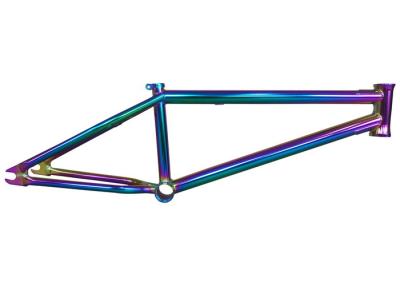 China Het Kader van Chrome BMX van het regenboogkader, de Fietsdelen van de Olievlek Kleurrijke Douane BMX Te koop