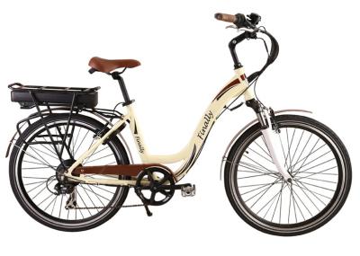 China 250W Electric Assist Commuter Bike V-Brakes Alloy Suspension Fork for sale