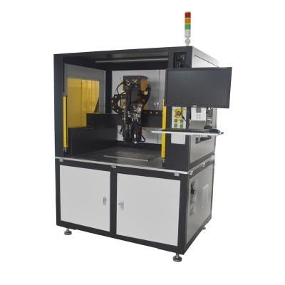 China X300mm Y300mm Z100mm UV Silicone Resin PU PVC AB Hot Melt Doming Glue Motion Desktop Four Axis Automatic Glue Visual Controlled Dispensing Machine for sale