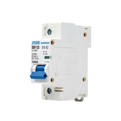 China High Level Plastic Silver Copper DZ47-125 Series Air Circuit Breaker Miniature Switch MCB 1P 2P 3P 4P 63A 80A 100A 125A for sale