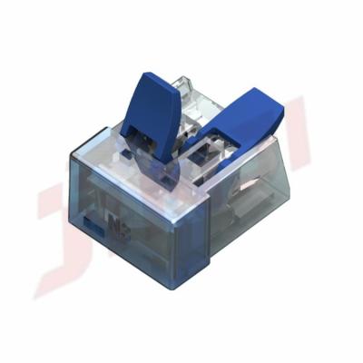 China Power China Supplier PCCT 221 2 3 4 5 Colored Spring Terminal Block Electrical Cable Lever Wire Connectors for sale