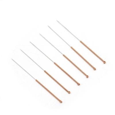 China Body ShenLong Brand Acupuncture Needle 100Pcs/Box Disposable Sterile Copper Handle Needles Without Tubee for sale