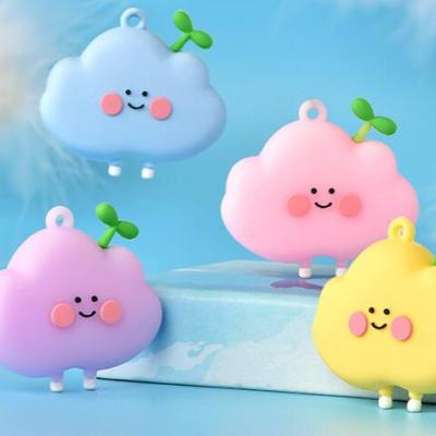 China Europe Bag Key Mini Figure Toy Chain Accessories Cloud Cute Action Figures Kids for sale