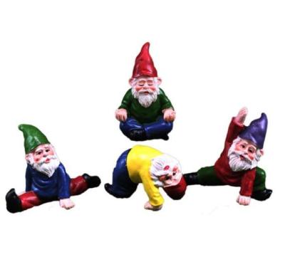 China Europe wholesale home decoration figurine home zen garden sculpture gnome resin for sale