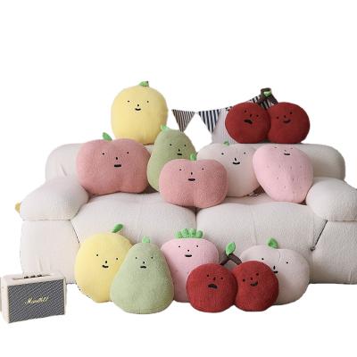 China Ondoux Fruit Series Pillow Decoration Cherry Pear Apple Lemonade Peach Strawberry Soft SLEEP Baby Accompany Cute Toy for sale