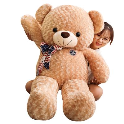 China Ondoux 53inch 1.3meter Brown Toy Bear Teddy Bear Plush Toy Cute And Soft Giant And White Stuffed Animal Birthday Companion Gift For Kids Friend for sale