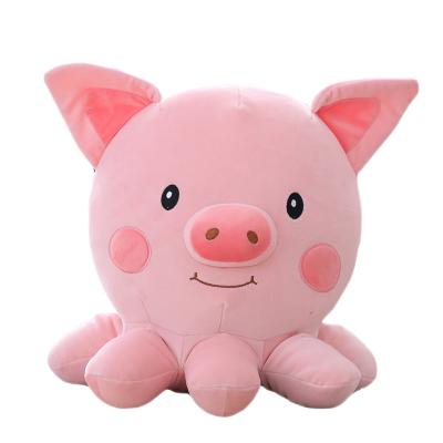 China Heatable 35cm Stuffed Animal Piglet Stuffed Baby Plush Pig Stuffed Realistic Octopus Soft Toy 35cm for sale