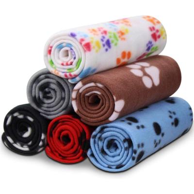 China Factory Direct Sale Dogs Cats Pet Blankets Soft Puppy Blanket 100cm*120cm for sale