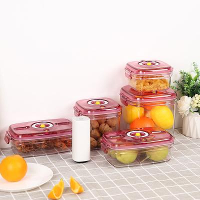 China Freshness Preservation BPA Free Plastic Food Storage Container Kitchen Organizes Airtight With Lids Cereal Container Set for sale