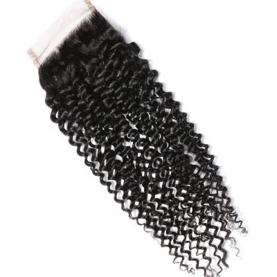 China Wholesale 10A Virgin Remy Hair Jerry Curl Human Hair Closure & Frontal Unprocessed Jerry Curl Human Hair Closure for sale