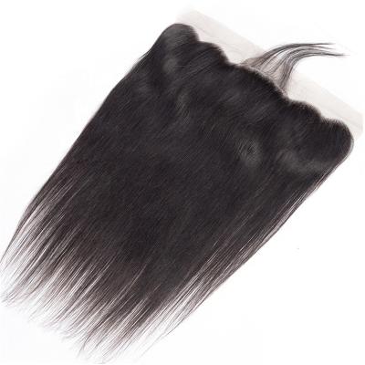 China Straight Manufacturers Wholesale Transparent Swiss Real Hair Headband 13x4 Raw Virgin Hair Lace Frontal for sale