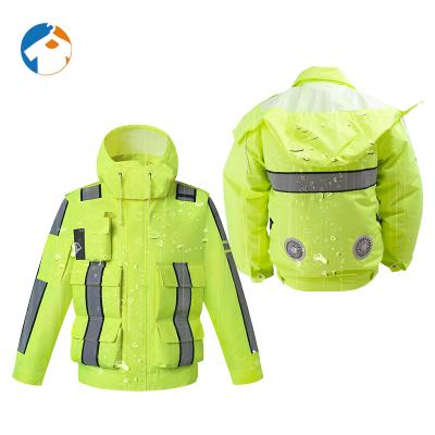 China Wholesale Factory Rain Suit Water Proof Polyester Raincoat Fabric Reflective PVC Raincoat for sale