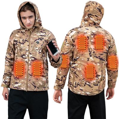 China QUICK DRY Outdoor Fashion Unisex Heat Man/Female Jacket Winter Ditch Coat USB Warm Heated Jacket Electric Heating Jacket for sale