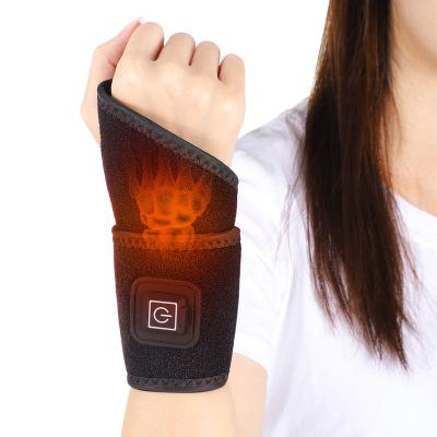 China Daily Sport Electrically Heated Wrist Brace USB Wrist Band Neoprene Electric Heated Wrist Heat Warmer for sale