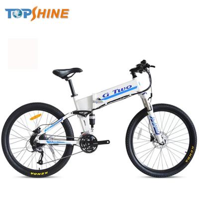 China Aluminum Alloy 350W 500W Mountain Electric Bike With Continuous-variable Transmission System for sale