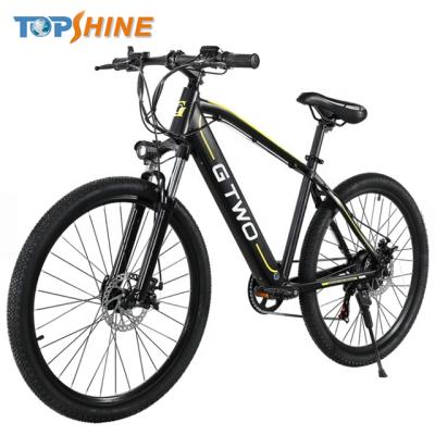 China Aluminum Alloy 27.5 Inch 350W 48V Detachable Mountain Lithium Battery Electric Bike With GPS Odometer Free Hand Calls for sale