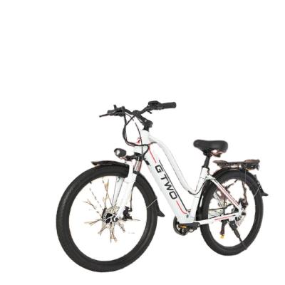 China Multifunctional lithium battery city electric bicycle with GPS system stereo speaker LCD high fidelity display for sale