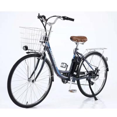 China Factory low price aluminum alloy 350W city cruiser electric bicycle directly with GPS locating LCD display for sale