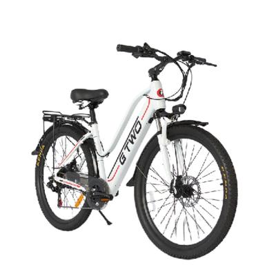 China Support Green Power Aid 24 Inch Electric City Bikes With Speed ​​Meter Compass for sale