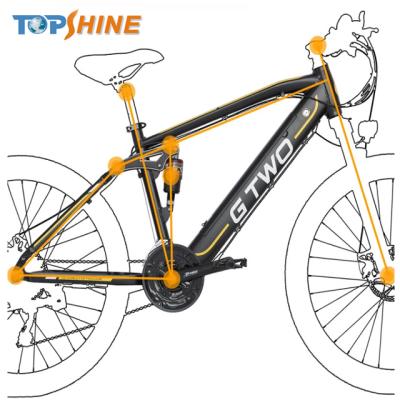 China Full Suspension Aluminum Alloy 500W Inertial Cruiser Mountain Adult Electric Bike with GPS Tracking and Stereo Music Computer for sale