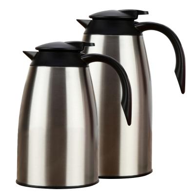 China 1500ml PORTABLE Coffee Pot Vacuum Stainless Steel Vacuum Bottle Double Walled Insulated Water Kettle for sale