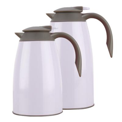 China PORTABLE 1500ml 2000ml Large Capacity Stainless Steel Vacuum Coffee Pot Water Kettle for sale