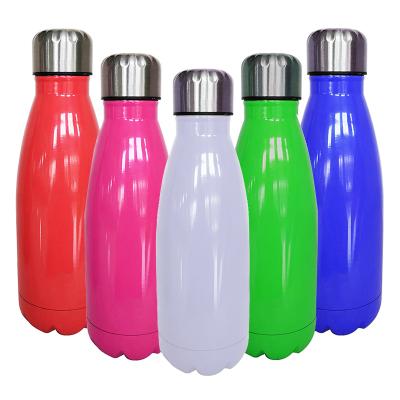 China PORTABLE Custom Logo 350ml 500ml Vacuum Sealed Flask Insulated Stainless Steel Cola Water Bottle Thermos for sale