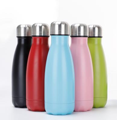 China Wholesale Custom Logo PORTABLE 350ml Vacuum Sealed Flask Insulated Stainless Steel Cola Water Bottle Thermos for sale