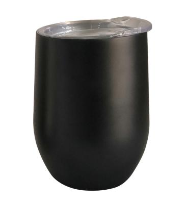 China Wholesale PORTABLE 18/8 Dual Wall Stainless Steel Egg Shape Vacuum Coffee Cup Warmer Thermal Insulated for sale