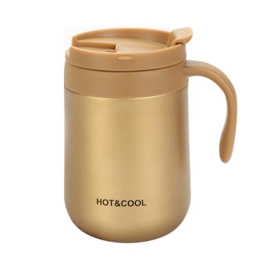 China Wholesale 12/17oz Vacuum Insulation Double Wall Stainless Steel Coffee Cup PORTABLE Reusable Coffee Mug for sale