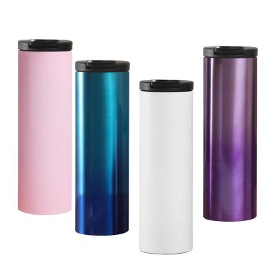 China 18/8 Double Wall Stainless Steel PORTABLE Vacuum Coffee Mug Travel Insulated Flask Per Straight Cup for sale