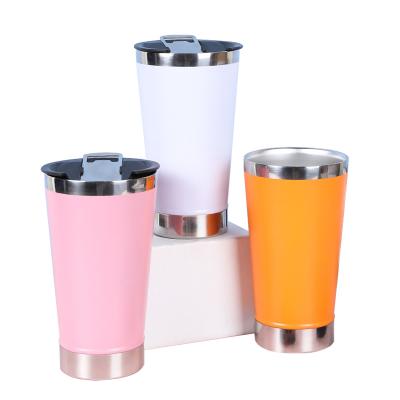 China 475ml PORTABLE Double Wall Insulated 18/8 Stainless Steel Beer Vacuum Mug Thermal Copo Stanley With Opener for sale