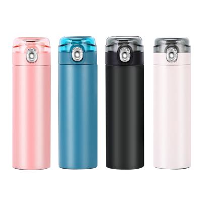 China PORTABLE Success 18/8 Stainless Steel Vacuum Flask With Button Lid And Suction Bottom for sale