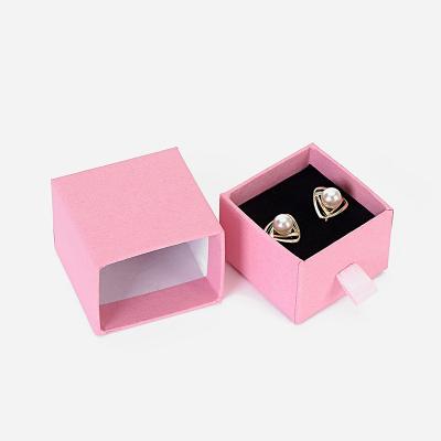 China Handmade Custom Paper Bracelet Ring Jewelry Box Necklace Earring Gift Box Cardboard Jewelry Packaging Box for sale