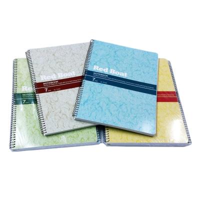 China Hot sale lower price spiral paper color pure white colorful spiral notebook for business or promotion for sale