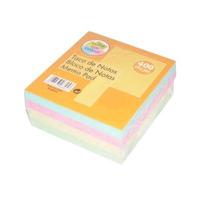 China Other Factory Low Price Wholesale Size 95x90x40mm No Asst Color Adhesive High Quality Memo Pad for sale