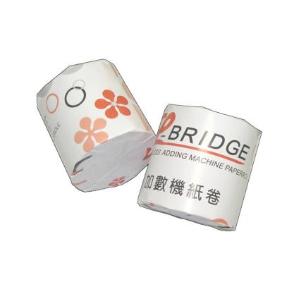 China Manufacturer Direct Sale Plastic Core or Paper Core Color Carbonless Paper White Roll NCR8080 WxDia: 80 x 80 mm NCR7565 WxDia: 75 x 65 mm for sale