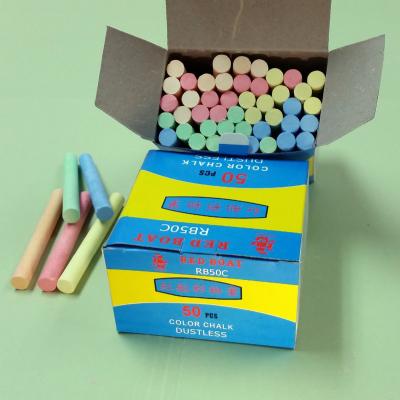 China School / Office / Blackboard Colored Chalk Non - Toxic Business Stationery for sale