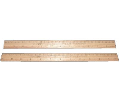 China Wooden Horse Mark 30cm Natural Wooden Ruler 1001 for sale