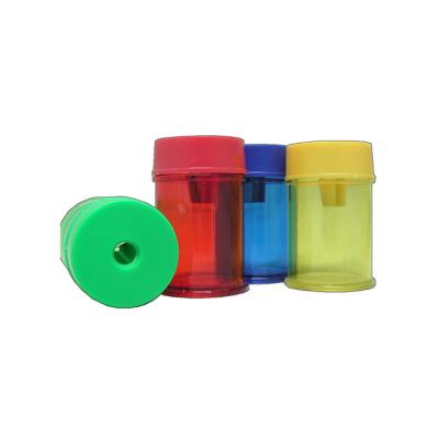 China Good Price Plastic Material High Quality High Tube Shape Standard Pencil Sharpener for sale