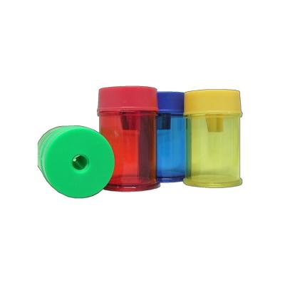 China Hot Selling High Quality Plastic Product One Hole Plastic Material Sharpener For Pencil for sale